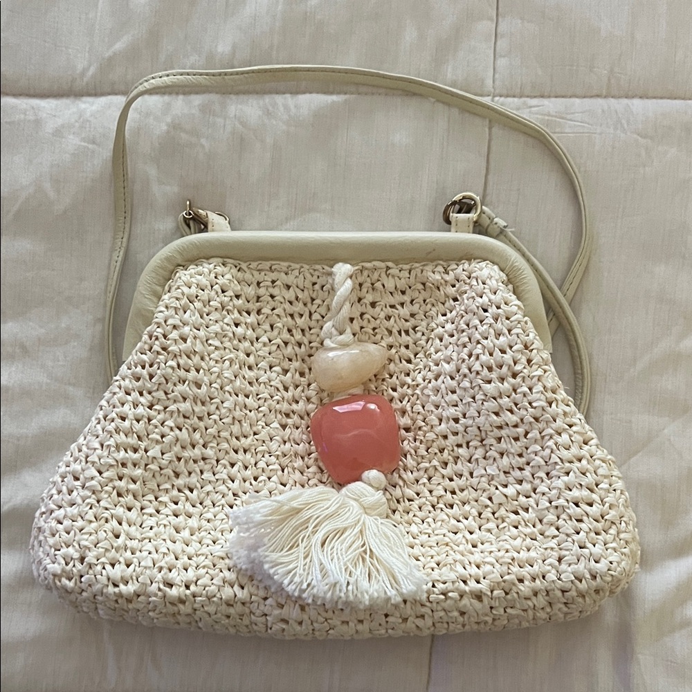 Kendra Scott Lincoln Resin Stone Straw Clutch
